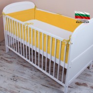 Обиколник за бебешка кошара - едноцветен в 10 цвята 